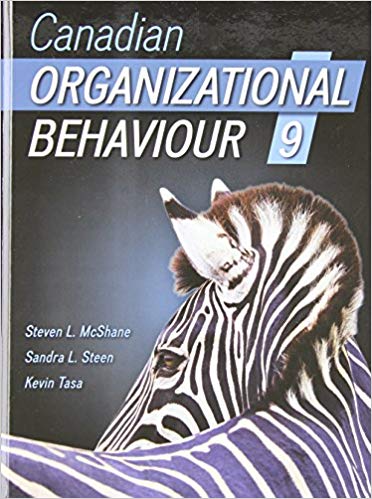 Test Bank for Canadian organizational behaviour 9th Edition